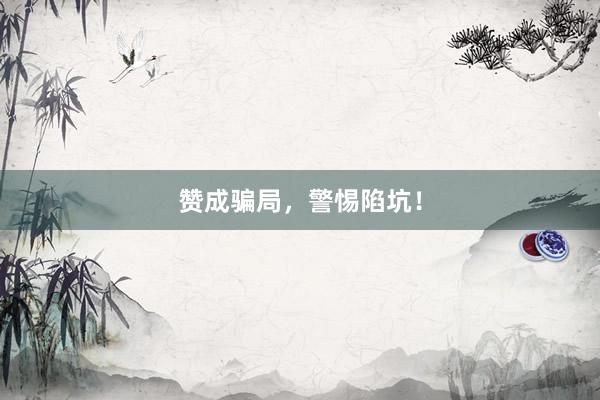 赞成骗局，警惕陷坑！